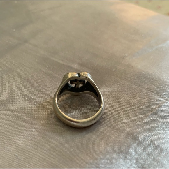 Retired James Avery Heart Cross Ring - Picture 3 of 7